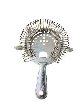 Vintage BI-COR Stainless Steel Cocktail Strainer Barware Made in USA Used